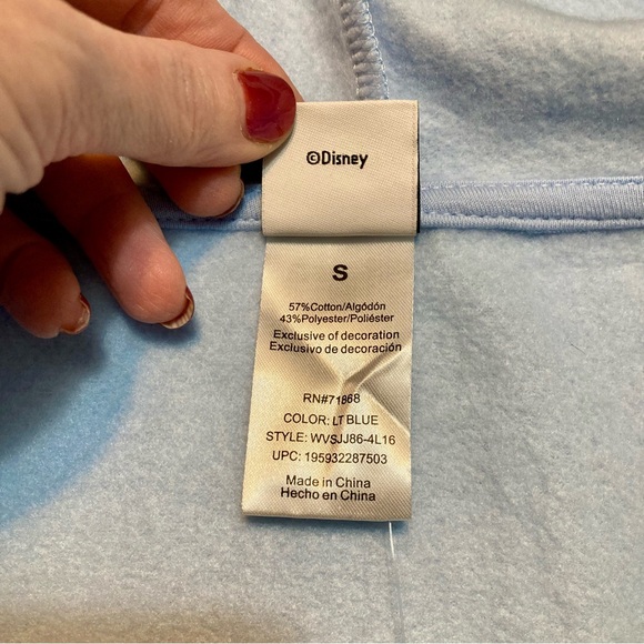 Disney Stitch zip up hoodie Size Small NWT - Picture 5 of 10